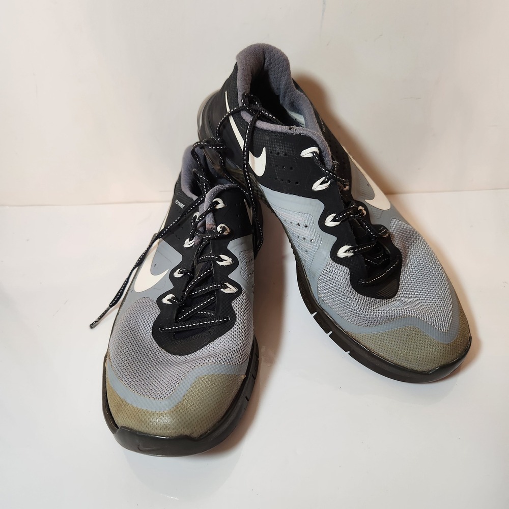 Nike Metcon 1 Mens Training Shoes Black Grey White Size 7.5